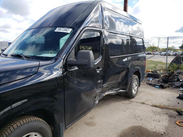 1N6BF0LY0HN801841 - 2017 NISSAN NV 2500 S BLACK photo 10