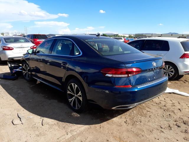 1VWSA7A34NC009925 - 2022 VOLKSWAGEN PASSAT SE BLUE photo 3