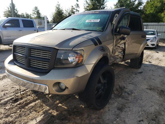 1D8HD58277F553487 - 2007 DODGE DURANGO LI GOLD photo 2