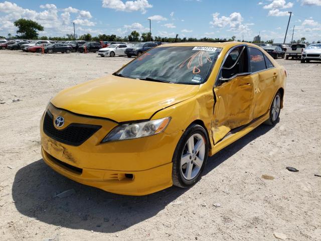 4T1BE46K17U085228 - 2007 TOYOTA CAMRY CE YELLOW photo 2