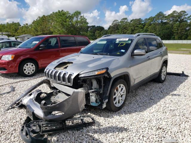 1C4PJLCB2GW106337 - 2016 JEEP CHEROKEE L SILVER photo 2