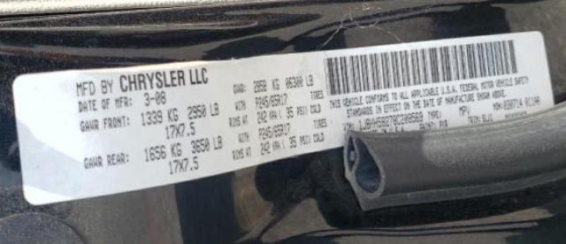 1J8HH58278C208569 - 2008 JEEP COMMANDER 黑色 照片 10