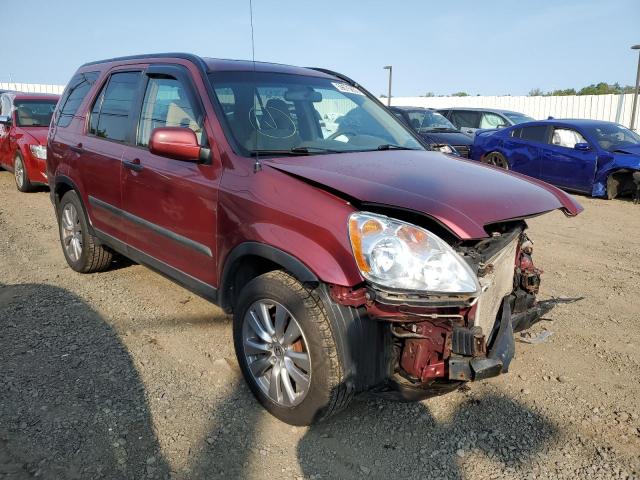 SHSRD788X5U322600 - 2005 HONDA CRV RED photo 1