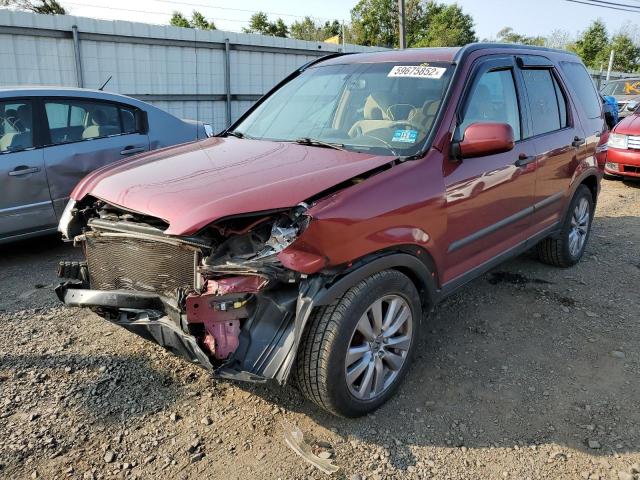 SHSRD788X5U322600 - 2005 HONDA CRV RED photo 2