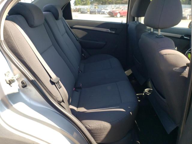 KL1TD56697B168350 - 2007 CHEVROLET AVEO BASE SILVER photo 6