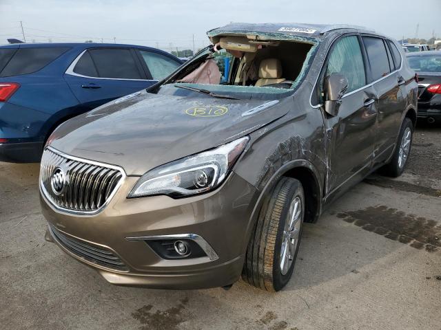LRBFXDSAXHD153118 - 2017 BUICK ENVISION E TAN photo 2