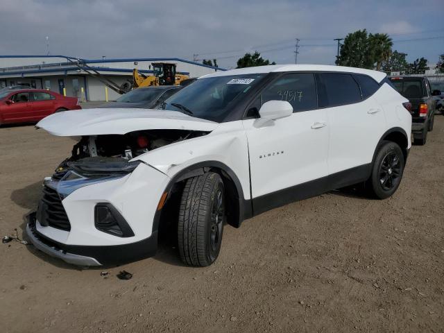 3GNKBBRA5KS687280 - 2019 CHEVROLET BLAZER 1LT WHITE photo 2