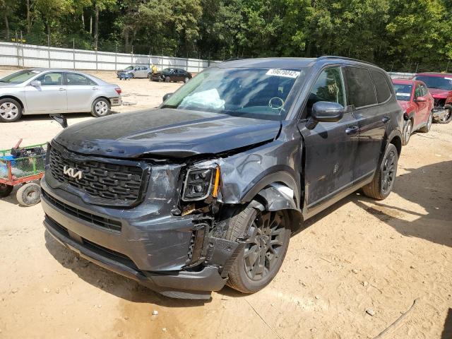 5XYP3DHCXNG204351 - 2022 KIA TELLURIDE GRAY photo 2