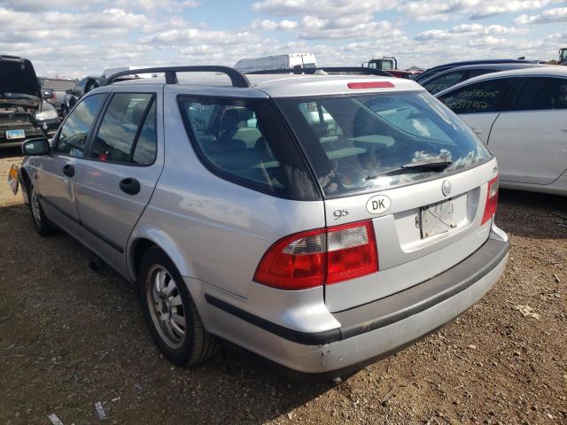 YS3EB59E853520313 - 2005 SAAB 9-5 LINEAR SILVER photo 3