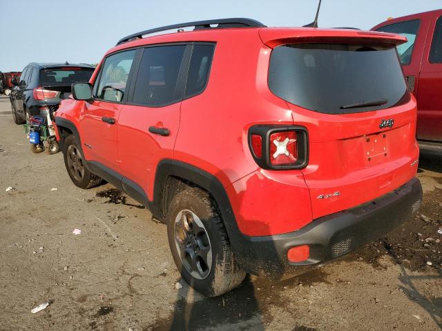 ZACCJBAB3JPH08342 - 2018 JEEP RENEGADE S RED photo 3