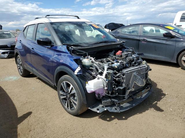 3N1CP5CV6LL535423 - 2020 NISSAN KICKS SV BLUE photo 1