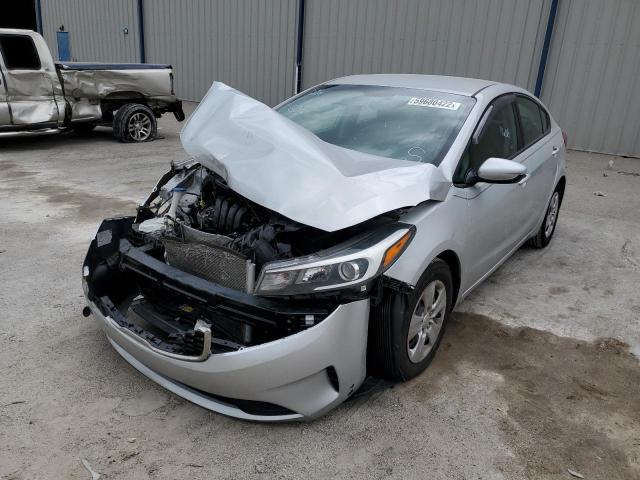 3KPFK4A76HE130231 - 2017 KIA FORTE LX SILVER photo 2