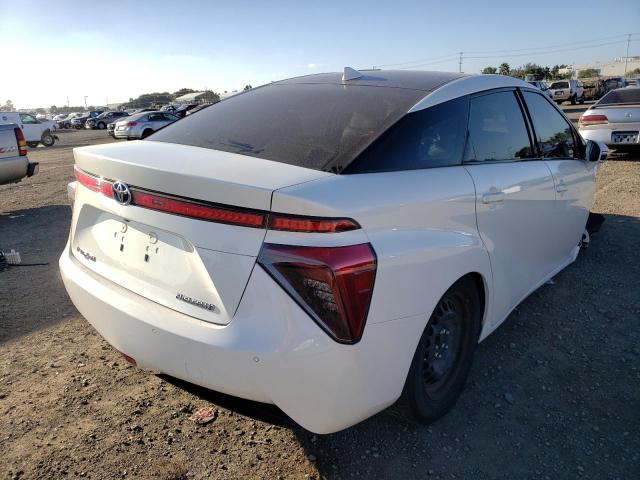 JTDBVRBD3HA002281 - 2017 TOYOTA MIRAI WHITE photo 4