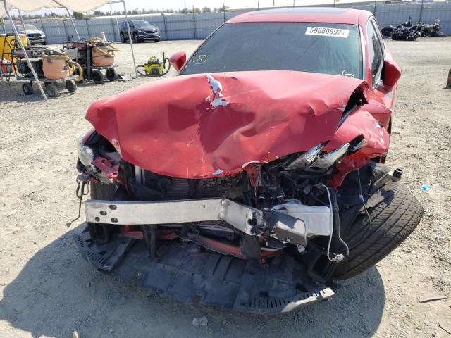 JTHCE1D24G5011062 - 2016 LEXUS IS 350 RED photo 9