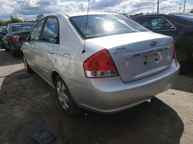 KNAFE222695643343 - 2009 KIA SPECTRA SILVER photo 3