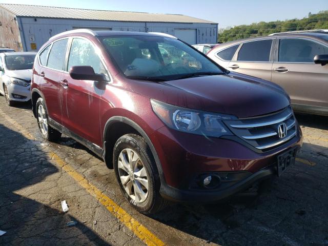 5J6RM4H77EL014627 - 2014 HONDA CRV BURGUNDY photo 1