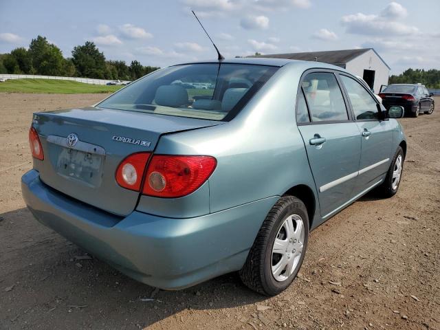 2T1BR32E36C620526 - 2006 TOYOTA COROLLA 4D TURQUOISE photo 4