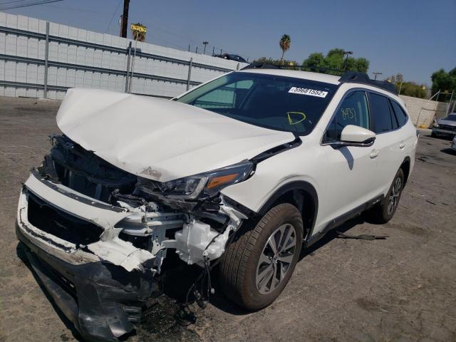 4S4BTACC3N3186078 - 2022 SUBARU OUTBACK PR WHITE photo 2