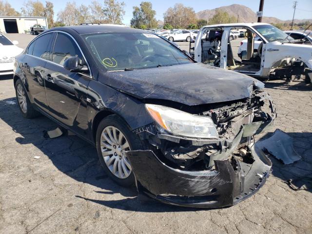 W04GN5EC8B1029222 - 2011 BUICK REGAL CXL BLACK photo 1