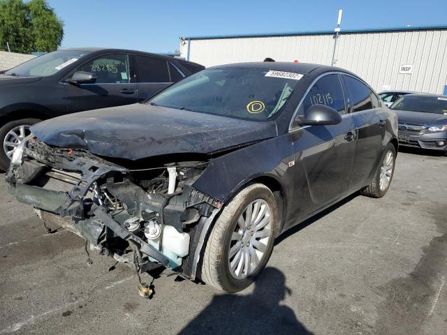 W04GN5EC8B1029222 - 2011 BUICK REGAL CXL BLACK photo 2