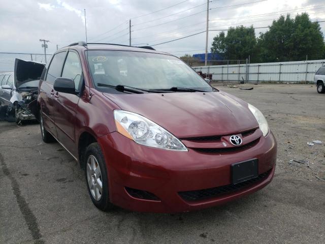 5TDZK23C38S204965 - 2008 TOYOTA SIENNA CE RED photo 1