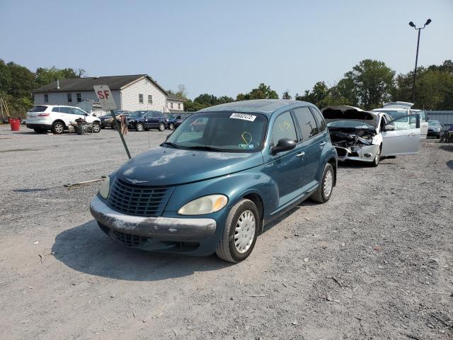 3C4FY4BB51T692088 - 2001 CHRYSLER PT CRUISER TEAL photo 2