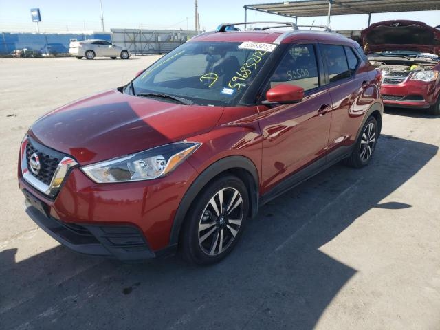 3N1CP5CU8JL532432 - 2018 NISSAN KICKS S RED photo 2