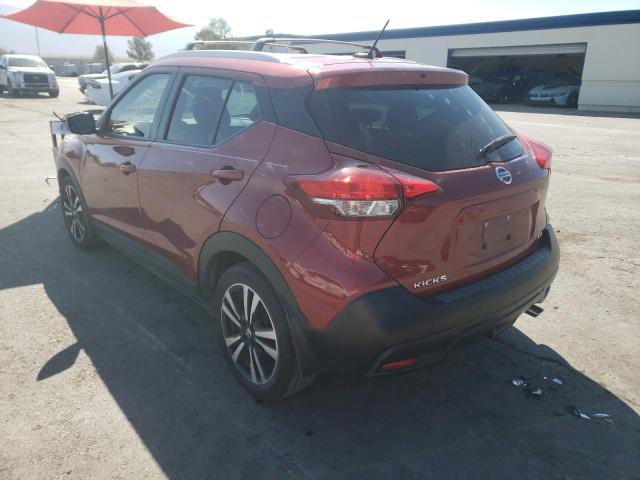 3N1CP5CU8JL532432 - 2018 NISSAN KICKS S RED photo 3