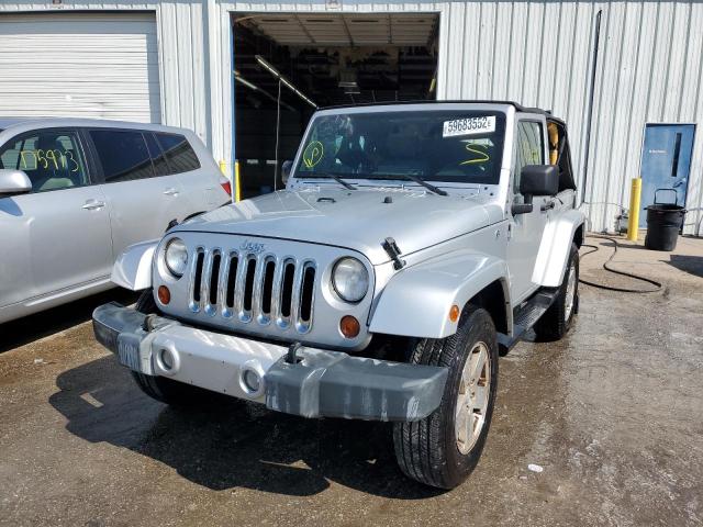 1J4AA5D19AL105681 - 2010 JEEP WRANGLER S SILVER photo 2