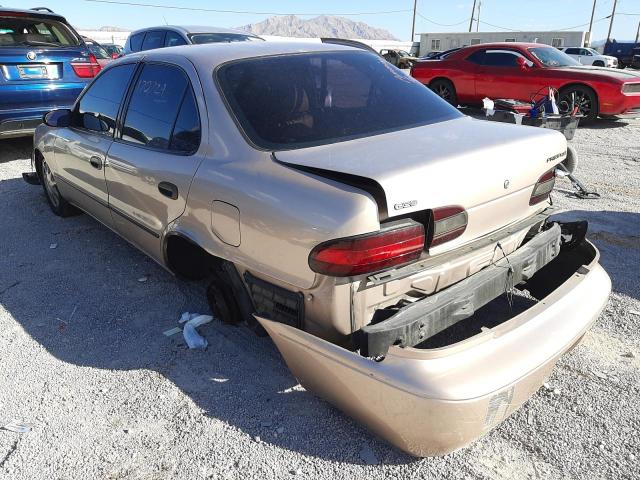 1Y1SK5282TZ072719 - 1996 GEO PRIZM LSI BEIGE photo 3