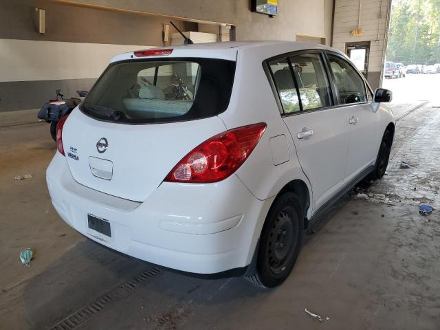 3N1BC13E28L351037 - 2008 NISSAN VERSA S WHITE photo 4