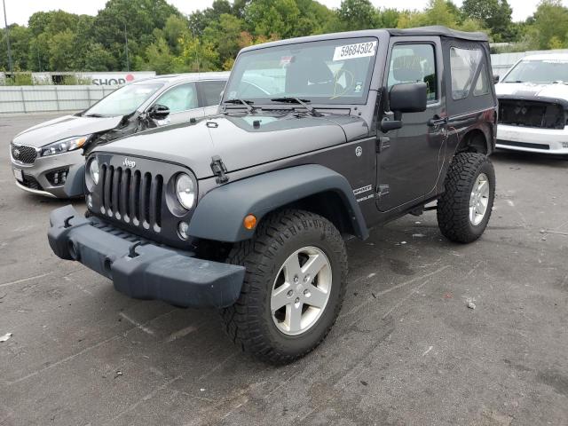 1C4AJWAG3GL165842 - 2016 JEEP WRANGLER S GRAY photo 2