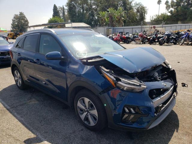 KNDCB3LC0M5487353 - 2021 KIA NIRO LX BLUE photo 1