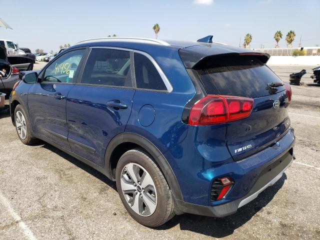 KNDCB3LC0M5487353 - 2021 KIA NIRO LX BLUE photo 3