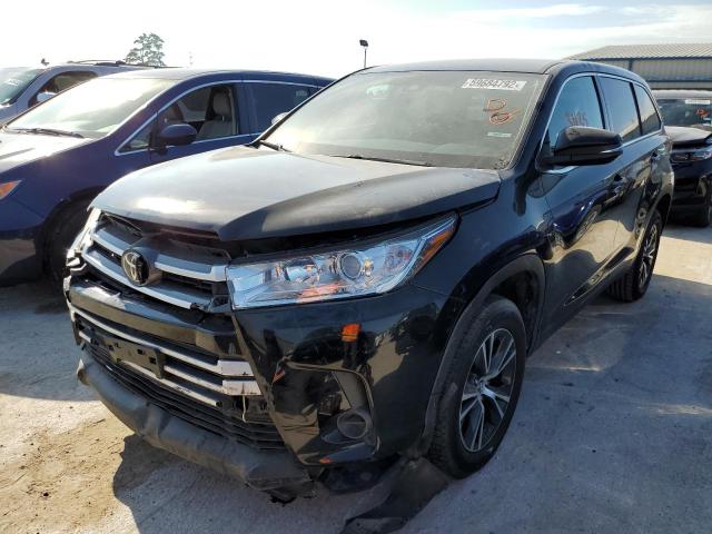 5TDZZRFH0KS307442 - 2019 TOYOTA HIGHLANDER BLACK photo 2