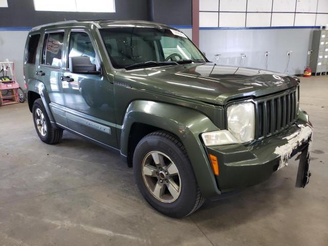 1J8GN28KX8W176329 - 2008 JEEP LIBERTY SP GREEN photo 1