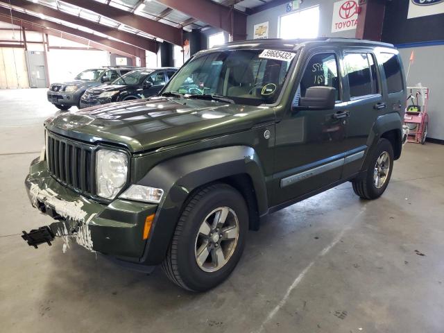 1J8GN28KX8W176329 - 2008 JEEP LIBERTY SP GREEN photo 2