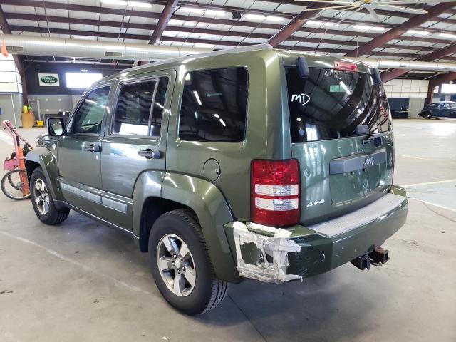 1J8GN28KX8W176329 - 2008 JEEP LIBERTY SP GREEN photo 3