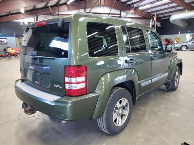 1J8GN28KX8W176329 - 2008 JEEP LIBERTY SP GREEN photo 4