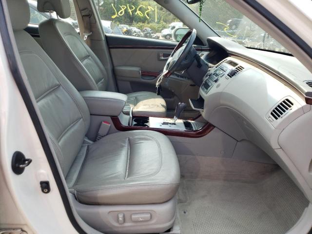 KMHFC46F37A162046 - 2007 HYUNDAI AZERA SE WHITE photo 5