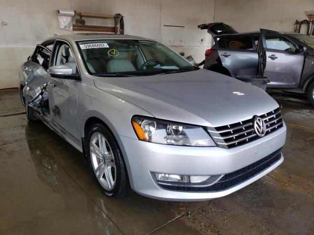 1VWCV7A32FC059829 - 2015 VOLKSWAGEN PASSAT SEL SILVER photo 1