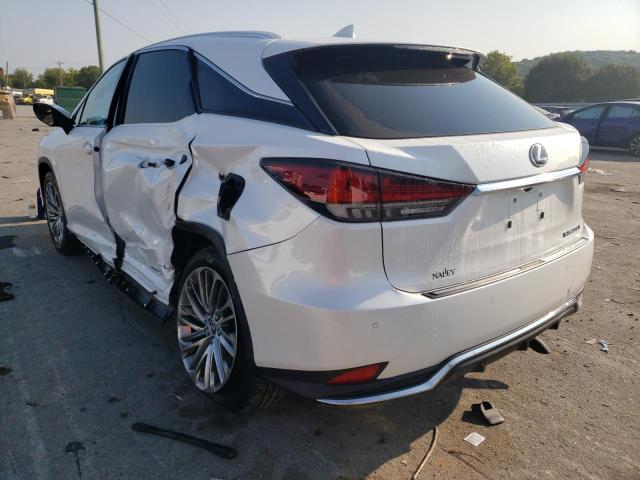 2T2JGMDAXNC083715 - 2022 LEXUS RX 450H WHITE photo 3