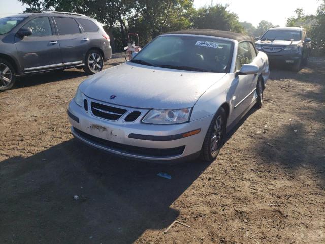 YS3FB79N256007444 - 2005 SAAB 9-3 LINEAR SILVER photo 2