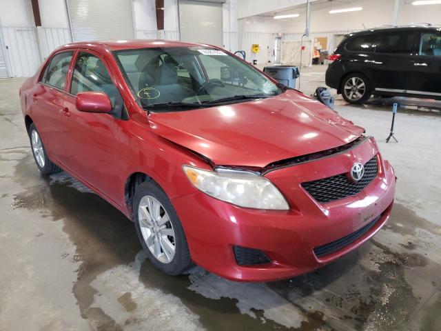 2T1BU4EE3AC358371 - 2010 TOYOTA COROLA RED photo 1