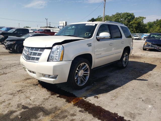 1GYS4CEF9DR157985 - 2013 CADILLAC ESCALADE P CREAM photo 2