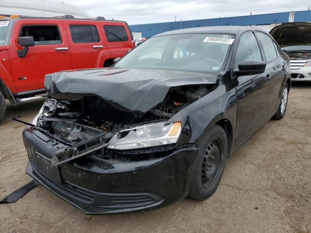 3VW2K7AJ4BM067474 - 2011 VOLKSWAGEN JETTA BASE 黑色 照片 2