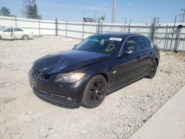 WBAVD535X8A252730 - 2008 BMW 335 XI BLACK photo 2