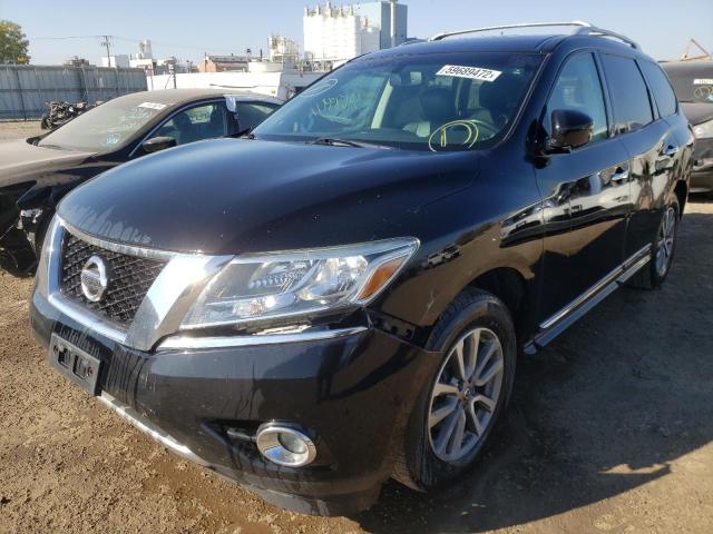 5N1AR2MM9DC685442 - 2013 NISSAN PATHFINDER BLACK photo 2