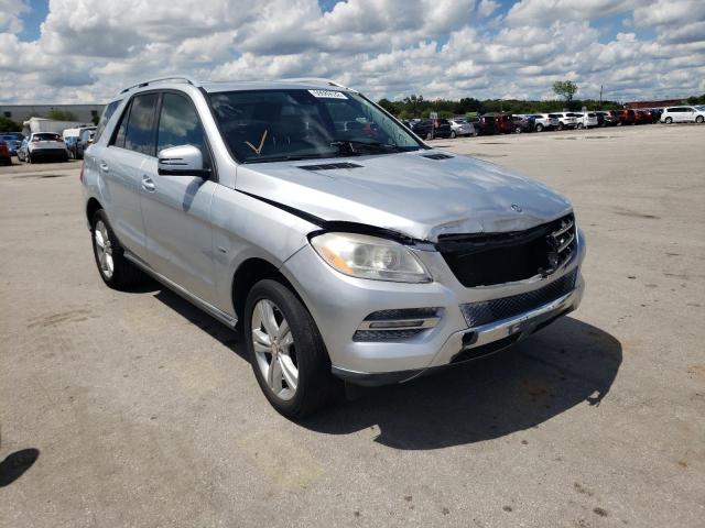 4JGDA5HB9CA001823 - 2012 MERCEDES-BENZ ML 350 4MA SILVER photo 1