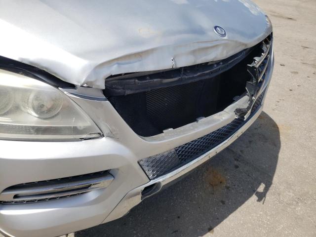 4JGDA5HB9CA001823 - 2012 MERCEDES-BENZ ML 350 4MA SILVER photo 9